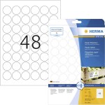 Herma 8016 Fóliové etikety 45.7 x 21.2 mm fólie, lesklá transparentní 1200 ks trvalé laserová tiskárna, kopírka, barevná