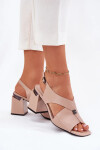 Sandály na podpatku model 212827 Step in style 38