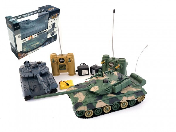 Tank RC pack tanková bitva se zvukem se světlem