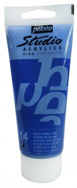 Akrylová barva Pébéo Studio Acrylic 100 ml - 014 modrý kobalt
