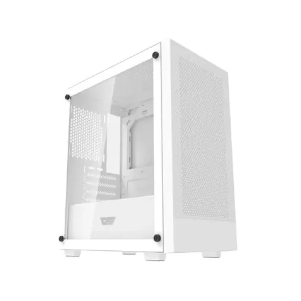 Darkflash M305 bílá / Počítačová skříň / Micro-ATX / tvrzené sklo / bez ventilátorů / USB 3.0 (M305_White)