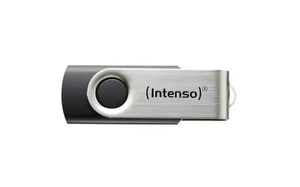 Intenso Basic Line 64GB stříbrno-černá / Flash disk / USB 2.0 / čtení 28 MB/s / zápis 6,5 MB/s (3503490)