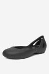 Pantofle Crocs KADEE FLAT BLK 210833-001 Materiál - Croslite