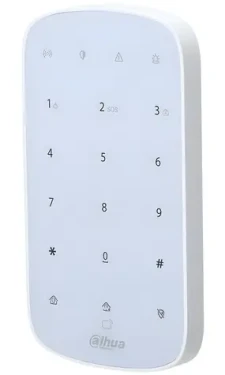 Dahua Airshield ARK30T-W2 bílá / Bezdrátová klávesnice / RFID 13,56 MHz / 868 MHz / pro alarm ARC (ARK30T-W2(868))