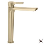 REA - Umyvadlová baterie PREMIUM Maxim Brush Gold High REA-B8951
