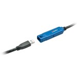 Delock USB 2.0 prodlužovací kabel plochý zahnutý [1x USB 2.0 zástrčka A - 1x USB 2.0 zásuvka A] 1.00 m černá oboustranně zapoji