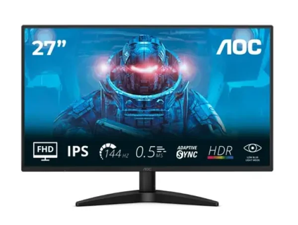 27" AOC 27B36X černá / IPS / 1920x1080 / 16:9 / 4ms / 1500:1 / 300cd-m2 / HDMI + DP / VESA (27B36X)