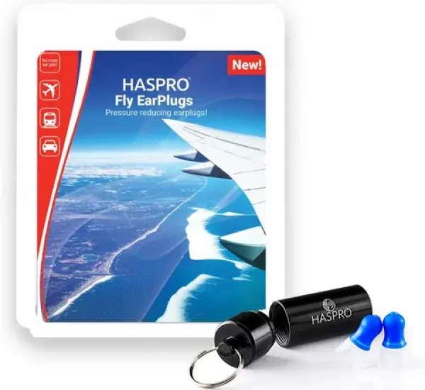 Haspro Travel - Airplane špunty do uší na cestování, 1 pár / 2ks (HSEPUH1904)