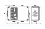 IDEAL STANDARD - Connect Air Skříňka pod umyvadlo, 1000x440x517 mm, lesklá bílá/světlá šedá mat E0821KN