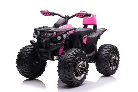 Mamido Dětská elektrická čtyřkolka ATV Power 12V 14Ah 4x4 růžová