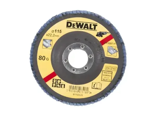 DEWALT Lamelový brusný kotouč / P80 / 115 mm / Typ 29 (DT3257)