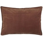 IB LAURSEN Sametový povlak na polštář Rust 52 x 72 cm, hnědá barva, textil