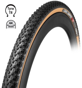 Plášť TUFO Gravel SWAMPERO HD 700 x 44C, bezdušový černo-béžový