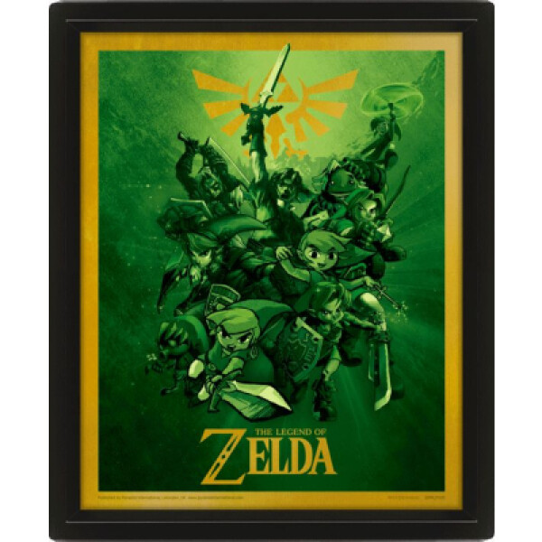 Obraz 3D Zelda - EPEE Merch - Pyramid