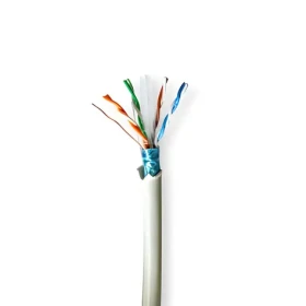 Nedis Cat6 šedá / Instalační kabel / F/UTP / 100 m / LSZH (CCBG8526GY100S)