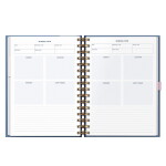 Busy B Nedatovaný zápisník pro učitele Graphic, modrá barva, multi barva, papír