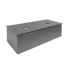 Koupelnová skříňka SAT Feel 120x30x46 cm antracit mat SATFEEL120ANTD SATFEEL120ANTD