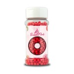 SweetArt cukrové perly červené 5 mm (80 g)