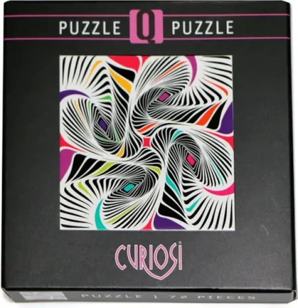 CURIOSI Čtvercové puzzle Q Shake: Vzor II