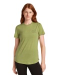 ICEBREAKER Wmns Mer 125 Cool-Lite Sphere SS Tee Across, Olive (vzorek) velikost: S