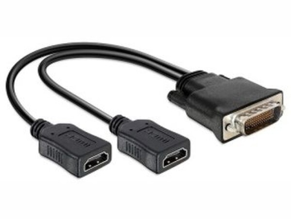 Delock adaptér DMS-59 samec 2 x HDMI samice 20 cm (65280)