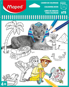 Maped Maped, blok s omalovánkami, sfinga, 15 ks