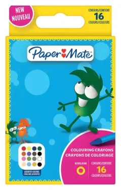 Paper Mate Kids Colouring / Voskové pastelky / 16 ks / M / Blistr (2168272)