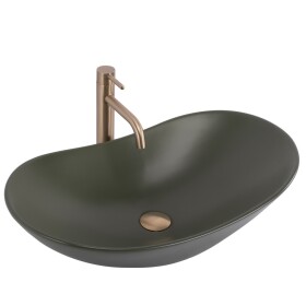 REA - Umyvadlo na desku ROYAL Olive Matt REA-U6372
