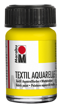 Marabu Textil Aquarelle 15 ml žlutá citron 020