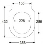 VILLEROY & BOCH - Subway WC sedátko SlimSeat, alpská bílá 9M656101