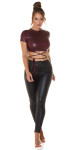 Sexy top KouclaWetLook Cropped top Einheitsgroesse