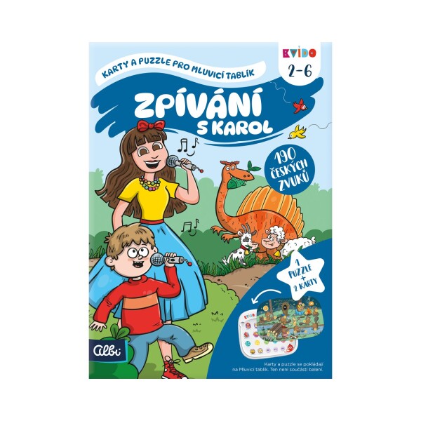 Kvído - Zpívání s Karol: Karty a puzzle pro Mluvicí tablík 2 - Albi