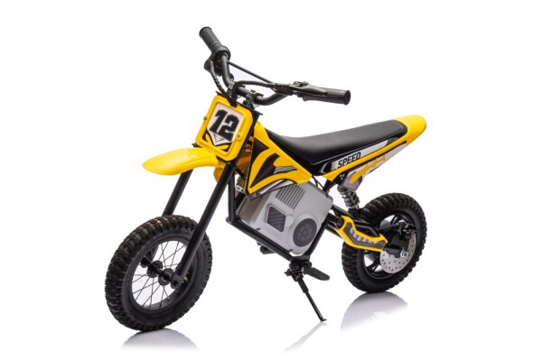 Mamido Dětská elektrická motorka Cross 350W 36V žlutá