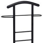 Němý sluha, výška 119 cm, MDF - dekor dub sonoma, kov - černý lak, nosnost 90 kg