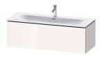 DURAVIT - L-Cube Umyvadlová skříňka 40x122x48 cm, 1 zásuvka, lesklá bílá LC613902222