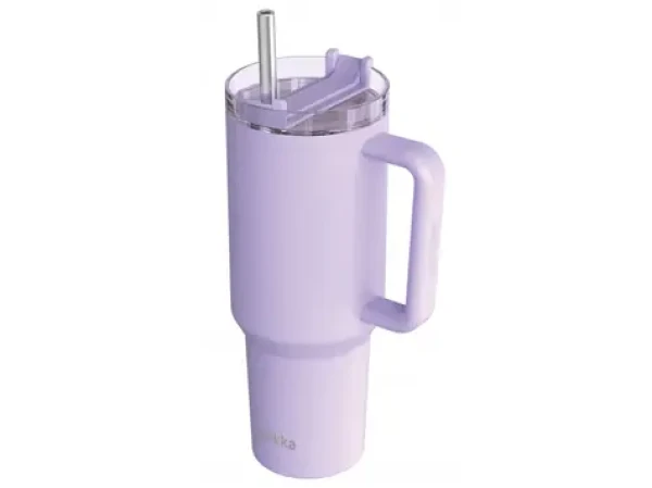 Quokka Nerezový termohrnek s brčkem Stream Purple 1200 ml (40045QO)