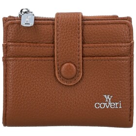 Trendy dámská mini koženková peněženka Coveri Arbi, hnědá