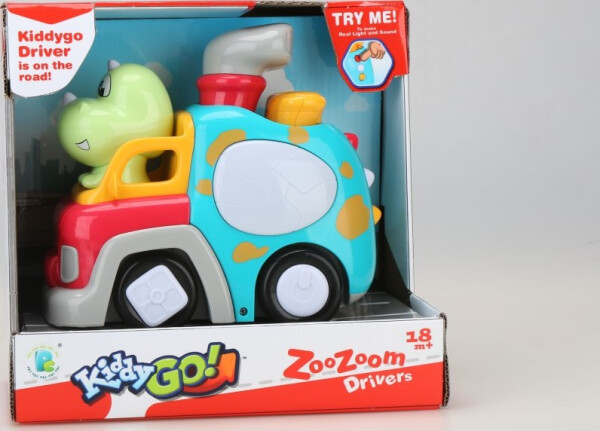 Kiddy Go! Autíčko s dinosaurem