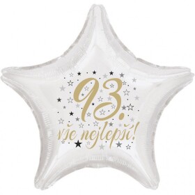 93. narozeniny balónek hvězda Balonky.cz 93. narozeniny balónek hvězda Balonky.cz