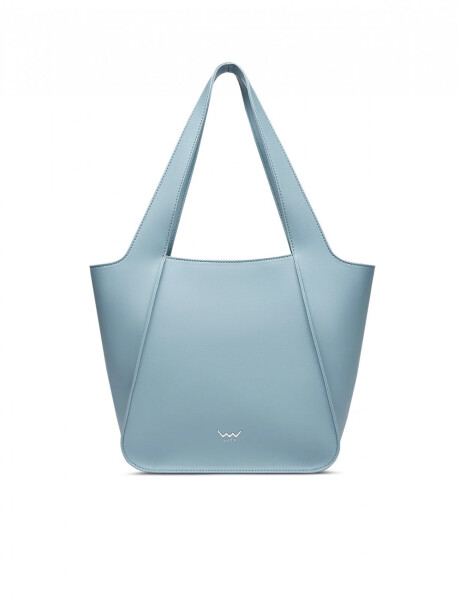 Trendy dámská koženková kabelka na rameno Calyste Middle Dusty Blue, modrá