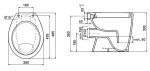 IDEAL STANDARD - Eurovit Stojící WC, zadní odpad, bílá V320101