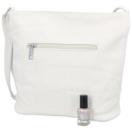 Praktická dámská koženková crossbody Alero, bílá