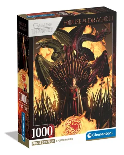 Clementoni PUZZLE Rod draka: Rhaenyra Targaryen