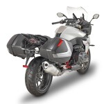 V37Nt pár bočních kufrů Givi (levý+pravý) boční víka stříbrný šíp (Monokey pro Plx...)