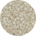 Dortisimo 4Cake Cukrové sněhové vločky bílé perleťové (60 g) Besky edice