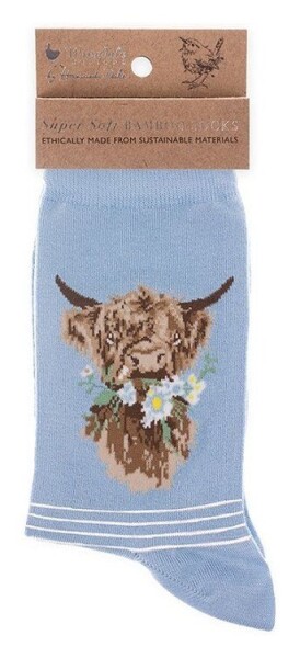 Dámské ponožky Wrendale Designs Daisy Coo - Kráva