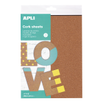 APLI korkové pláty A4/2 mm - 3 ks