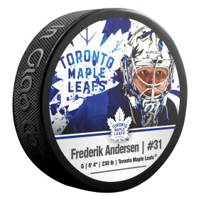Inglasco / Sherwood Puk Toronto Maple Leafs NHL Frederik Andersen #31 NHLPA