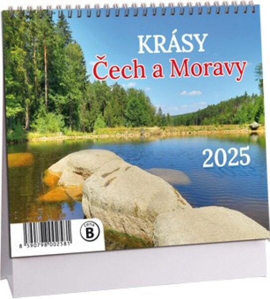 Stolní kalendář ARIA 2025 MINI - Krásy Čech a Moravy