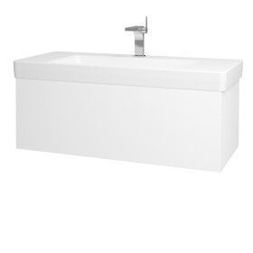 Dřevojas - Koupelnová skříňka VARIANTE SZZ 105 pro umyvadlo Laufen Pro S - N01 Bílá lesk / L01 Bílá vysoký lesk 166748